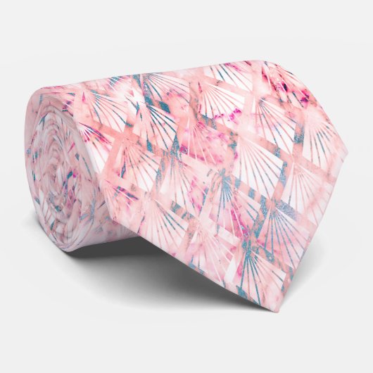 CRAVATE ARTISTIQUE EN MARBRE ROSE PORTÉE D'ÉTANG (Roulé)