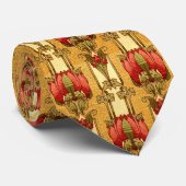 Cravate Arts & Artisanat, Artiste ou Mission Style Floral (Roulé)