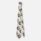 Cravate ArtsApp H2 Alabaster Cream Rose Mariage (Devant)