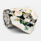 Cravate ArtsApp H2 Alabaster Cream Rose Mariage (Roulé)