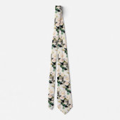 Cravate ArtsApp H2 Alabaster Cream Rose Mariage (Dos)