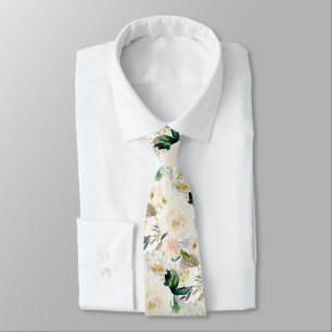 Cravate ArtsApp H2 Alabaster Cream Rose Mariage