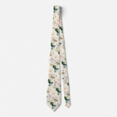 Cravate ArtsApp H2 Alabaster Cream Rose Mariage (Devant)