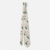 Cravate ArtsApp H2 Alabaster Cream Rose Mariage (Dos)