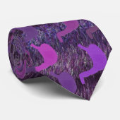 Cravate Artsy de gastroentérologue dans le pourpre (Roulé)