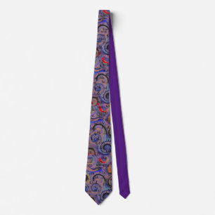 Cravate Artsy Pharmaciens Abréviations Multi-couleurs