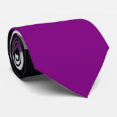 Cravate asexuelle de drapeau (Roulé)