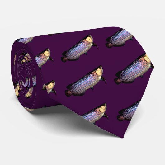 Cravate Asian Arowana (Roulé)