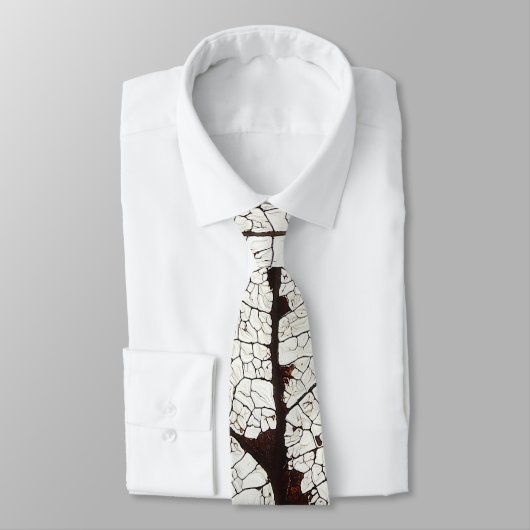 Cravate Aspen Feuille Squelette 1 (Attaché)