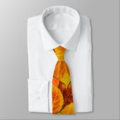 Cravate Aspen Feuilles Collage Solid Medley 1 (Attaché)