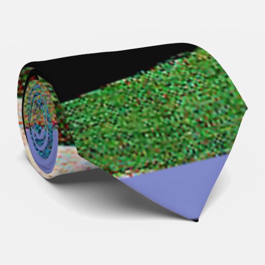 Cravate Asserting, abstract painting by Kandinsky, (Roulé)