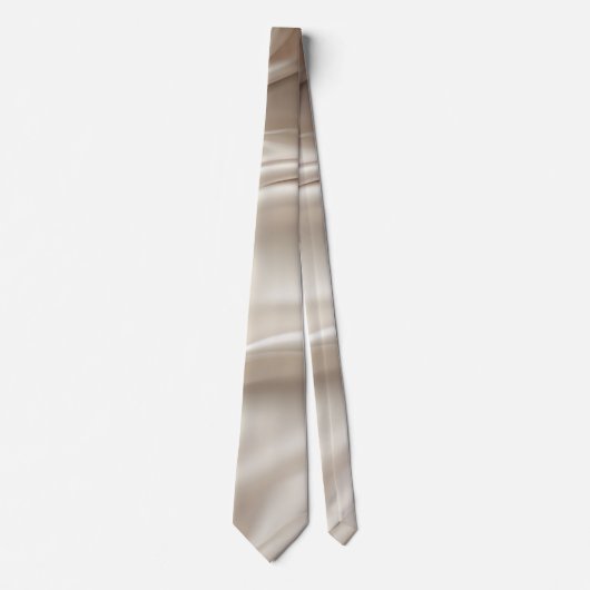 Cravate Assez Champagne Or Romantique Faux Satin Mariage (Devant)