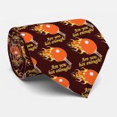 Cravate Assez chaud ping-pong flamboyant (Roulé)