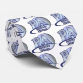 CRAVATE ASSISTANT BLEU DE MÉDECIN DE LOGO DE PA (Roulé)