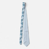 Cravate Assistant de médecin Blue Heart (Dos)