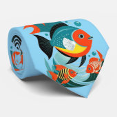 Cravate Assortiment de poisson tropical Thunder_Cove (Roulé)