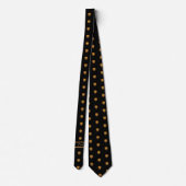 Cravate Astrologie Leo Monogramme motif Lion (Dos)