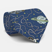 Cravate Astronautes et vaisseaux spatiaux (Roulé)