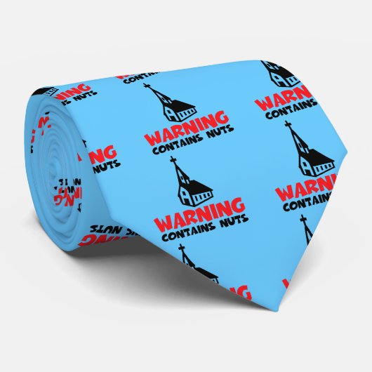 Cravate Athée hilare (Roulé)