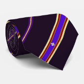 Cravate Athènes barre le drapeau (Roulé)