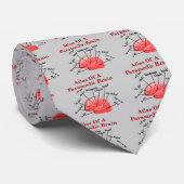 Cravate Atlas d'un cerveau paramétrique (Roulé)