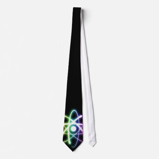 Cravate Atom lumineux coloré - Cadeaux Cool (Devant)