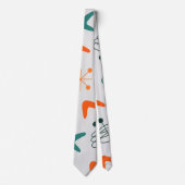 Cravate Atomic boomerangs (Devant)