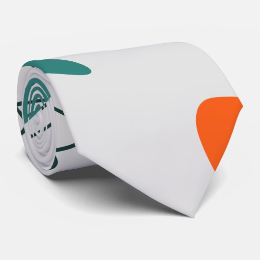 Cravate Atomic boomerangs (Roulé)