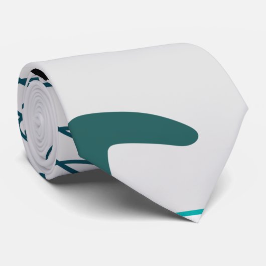 Cravate Atomic boomerangs (Roulé)