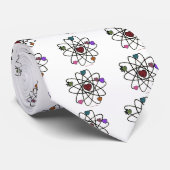 Cravate Atomic Saint-Valentin Cœurs Imprimés Léopard (Roulé)