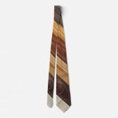 Cravate Attache de cou en bois naturel (Dos)