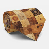 Cravate Attache de cou en bois naturel (Roulé)