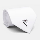 Cravate Attache de visage de lettre (Roulé)