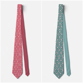 Cravate Attache hexagone et triangle charbon Coral Blush