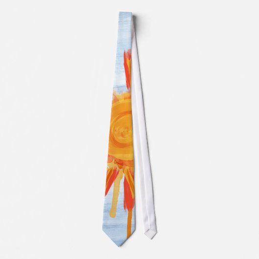 Cravate Attache, Peinture de soleil (Devant)