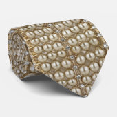Cravate Attachez Perles et Diamants (Roulé)