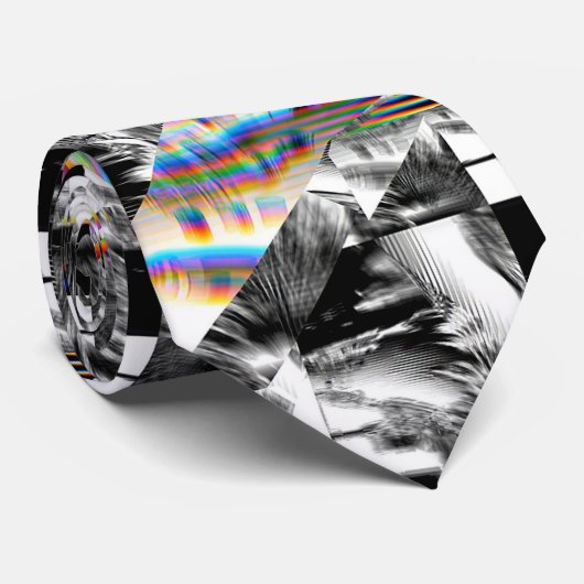 Cravate Attaque arc-en-ciel (Roulé)