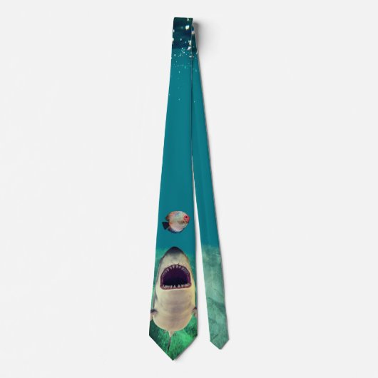 Cravate Attaque de requin (Devant)