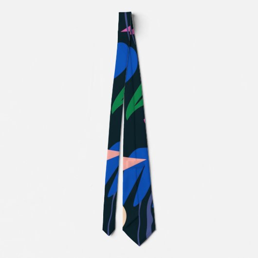 Cravate Attention Getter design tropical (Dos)