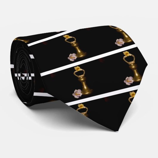 Cravate Attraction florale (Roulé)