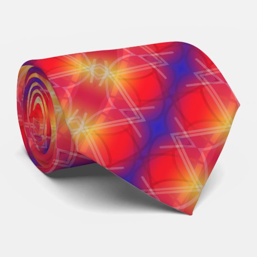 Cravate Attractions de néon Conception abstraite stratifié (Roulé)