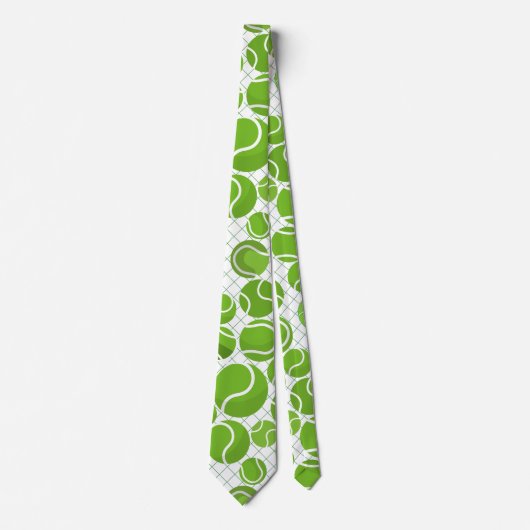 Cravate Attrapez le Motif de Tennis Balls (Devant)