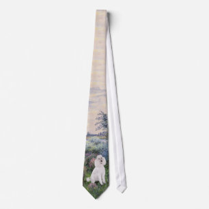 Cravate Au bord de la Seine (Monet) - Caniche standard (W)