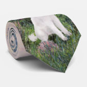 Cravate Au bord de la Seine (Monet) - Poodle standard (W) (Roulé)