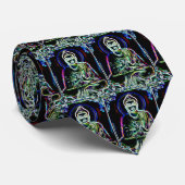 Cravate au néon de Bouddha (Roulé)