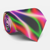 Cravate au néon de fumée (Roulé)