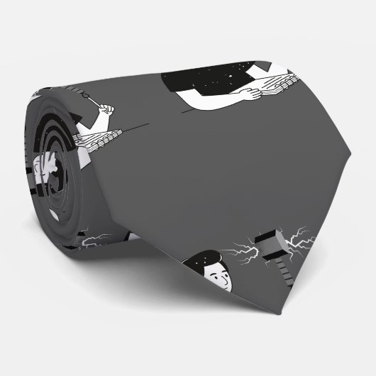 CRAVATE AU -THOR (GRIS) (Roulé)