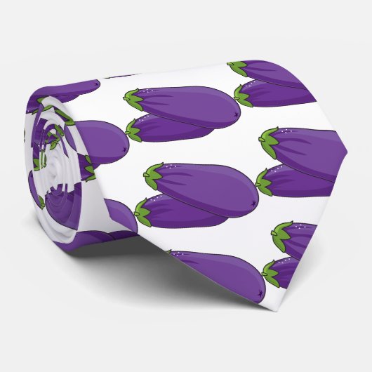 Cravate Aubergine (Roulé)