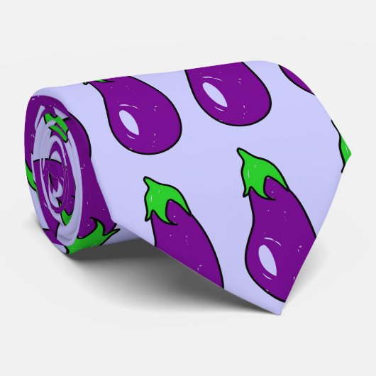Cravate aubergine (Roulé)