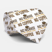 Cravate Aucun café aucun chirurgien orthopédique de Workee (Roulé)